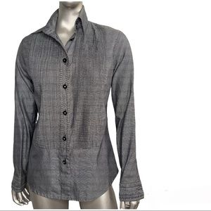 ETRO Black Button Down Shirt | Made In Italy